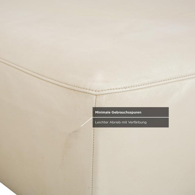 Ligne Roset Malhoun Leather Stool from Ligne Roset For Sale - Image 4 of 12