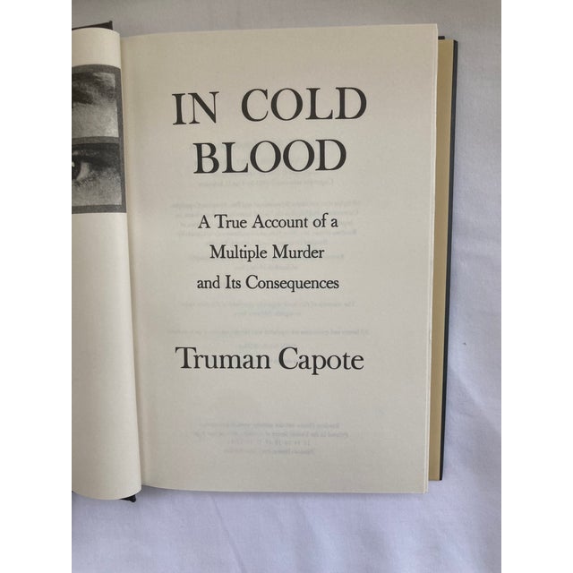 Illustration A Vintage Hardbound Copy of in Cold Blood by Truman Capote For Sale - Image 3 of 5