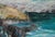 1960s Looking Down at the Ranch, Abstract Expressionist Landscape by Alma B. Leamey For Sale - Image 5 of 13