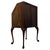Small Antique English Edwardian Mahogany Secretaire For Sale - Image 11 of 14