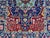 Royal Blue Karachoph Kazak Medallion Hand-Knotted Wool Rug - 3'11" X 6'0" For Sale - Image 4 of 12