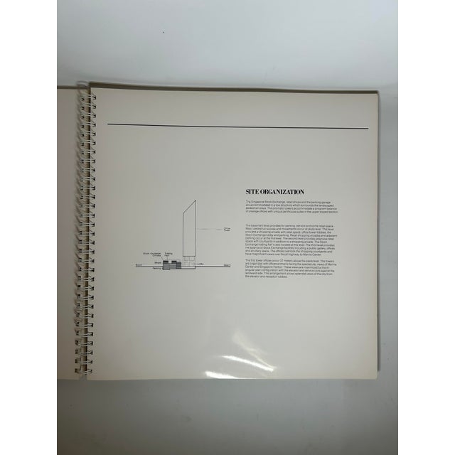 Metal 1980s Illustrated Elephant Folio, Skidmore Owings & Merrill, Architects Proposal - "Twin Towers", Singapore - 1 Book For Sale - Image 7 of 15