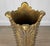 Gold Vintage Hollywood Regency Rococo Palm Leaf Floor Urn Vase - 28" For Sale - Image 8 of 10