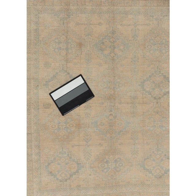 1920s Antique Lightly Distressed Oriental Area Rug 4'7 X 5'1 For Sale - Image 5 of 8