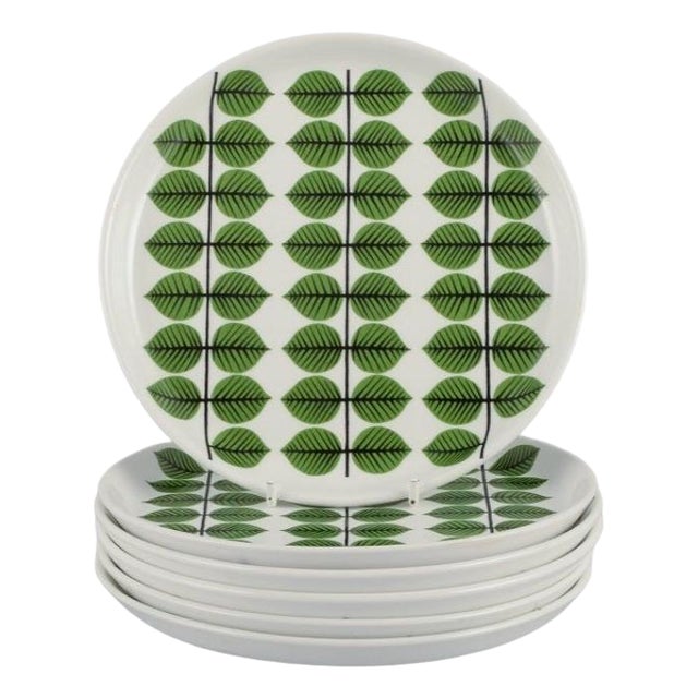 Berså Plates in Porcelain by Stig Lindberg for Gustavsberg