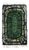 Geometric Swedish Rya Wool Rug in Green Tones, 1960 For Sale