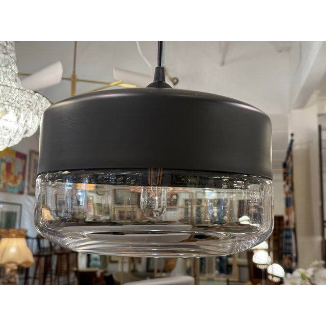 Metal Hennepin Made Parallel Collection Pendant Chandelier, Custom For Sale - Image 7 of 12