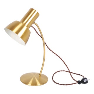 Mid-Century Aluminium Table Lamp from NAPAKO, Czech, 1960s For Sale