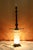 Metal 1970s Hollywood Regency e.f. Industries Wrought Iron and Glass Floor Lamp/Side Table For Sale - Image 7 of 13