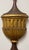 Mid 20th Century Large Italian Neo-Classical Style Gilt and Gesso Painted Wall Mounted Urns -Pair For Sale - Image 5 of 8