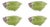 Bordallo Pinheiro Artichoke Bowl 7", Green, Set of 4 For Sale