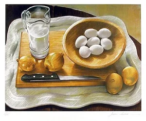 Sandra Lawrence, "Milk Jug," Lithograph