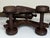 Pair Small 19th Century Chinese Brass Signal Cannons With Dragon Carriages For Sale - Image 10 of 12