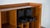 Mid-Century Modern Cabinet in Wood and Leather, Italy, 1970s For Sale - Image 9 of 14