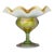 Antique Tiffany Studios Pulled Feather Ruffled Design Favrile Glass Vase/Compote For Sale
