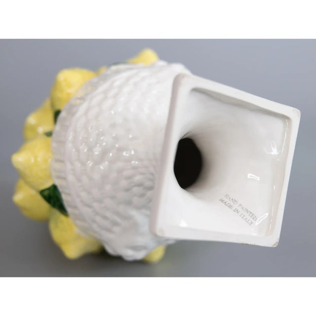 Yellow Mid 20th Century Italian Majolica Lemon Topiary For Sale - Image 8 of 9