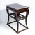 Pair Chinese Ming Style Two Tier Lacquered High Side Table For Sale - Image 4 of 13