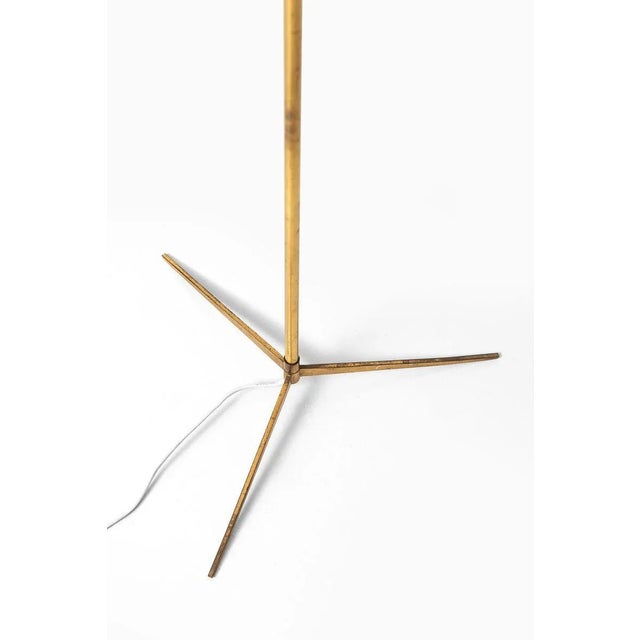 Gold Floor Lamp by Svend Aage Holm Sørensen for Holm Sørensen & Co, 1950s For Sale - Image 8 of 9