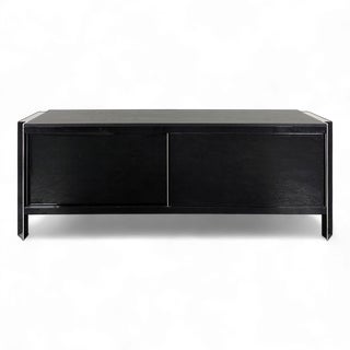Sideboard in Aluminum and Wood by Georges Frydman for E.F.A. For Sale