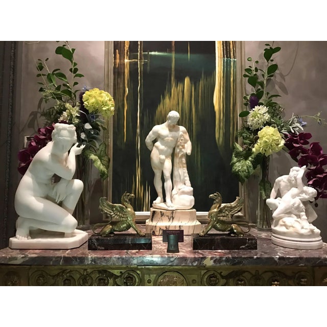 Marble Sculpture of Satyr,18th Century For Sale - Image 9 of 10