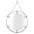 Glass Vintage Brass Framed Wall Mirror by Santambrogio and De Berti, 1960s For Sale - Image 7 of 7
