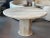 1980s Vintage Honed Travertine Scalloped Edge Postmodern Dining Table For Sale - Image 11 of 13