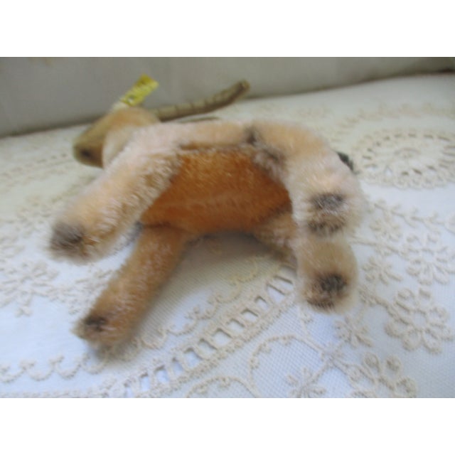 Vintage 1960's Steiff Rocky Goat, Tags & Button, Short Mohair For Sale - Image 10 of 10