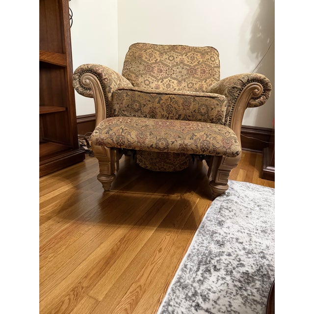 Bradington Young Tapestry Recliner For Sale - Image 11 of 12