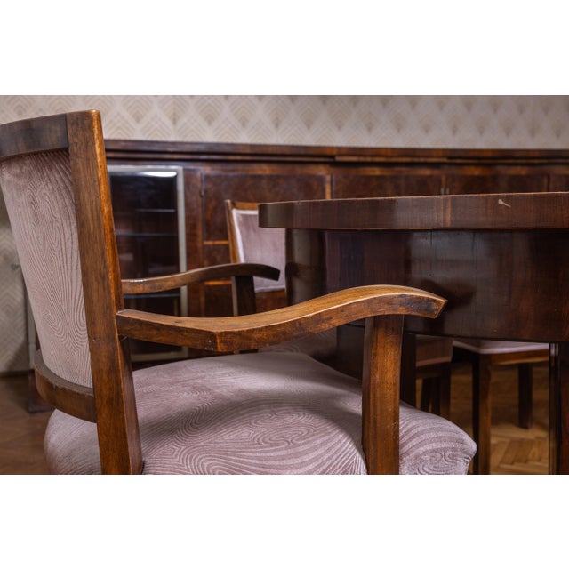Art Deco Dining Suite from Lajos Kozma, 1931, Set of 12 For Sale - Image 15 of 18