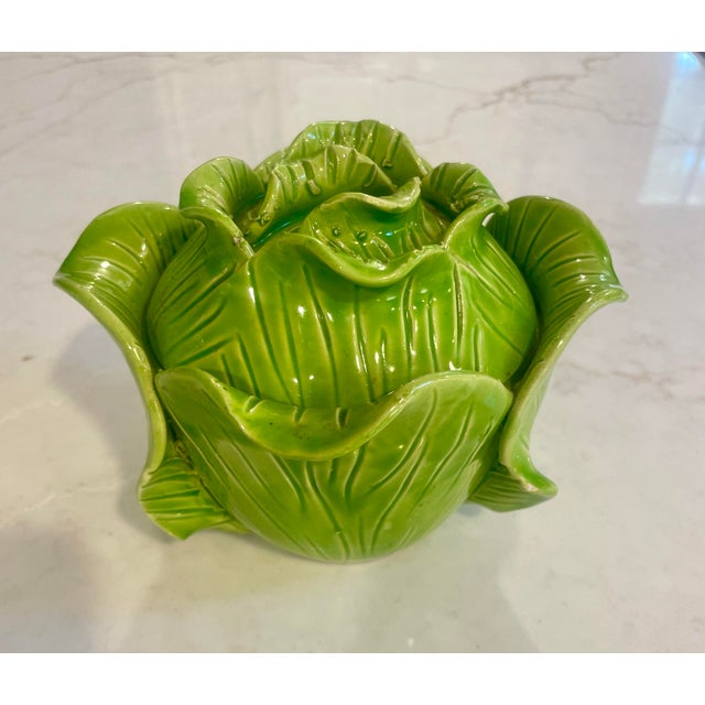 Original Jean Roger Lettuce Tureen For Sale In New York - Image 6 of 9