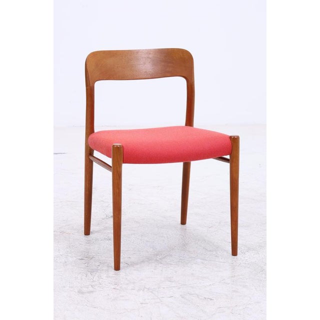 Vintage Danish Teak Model 75 Chair by Niels Otto Møller For Sale - Image 6 of 15