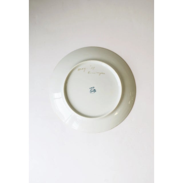 German Art Deco Period White and Gold Plate by Thomas Porcelain, 1929 For Sale - Image 11 of 12
