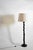 Africanist Ebonised Wood Floor Lamp, 1970s For Sale - Image 3 of 6