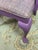 Purple Hollywood Regency Custom Lilac Lacquered Queen Anne Dining Chairs - Set of 8 For Sale - Image 8 of 8