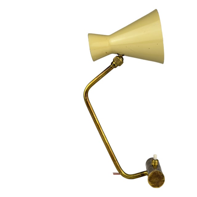 Vintage Metal Table Lamp from Stilnovo, Italy, 1950s For Sale