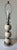 1970s Mid 20th Century Space Age Ceramic Globes and Chrome Table Lamp Attributed to Solken Leuchten For Sale - Image 5 of 11