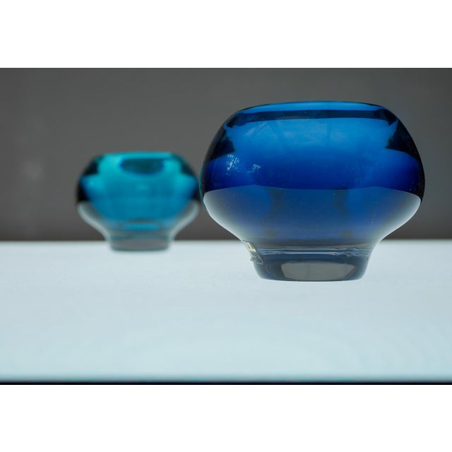 Sommerso Glass by Mona Morales, 1960s, Set of 4 For Sale - Image 4 of 12