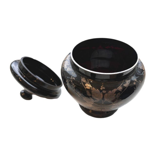 Early 20th Century Black Amethyst Urn For Sale - Image 4 of 5