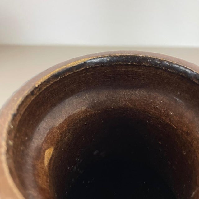 Fat Lava Pottery Vases attributed to Scheurich, Germany, 1970s, Set of 2 For Sale - Image 18 of 18