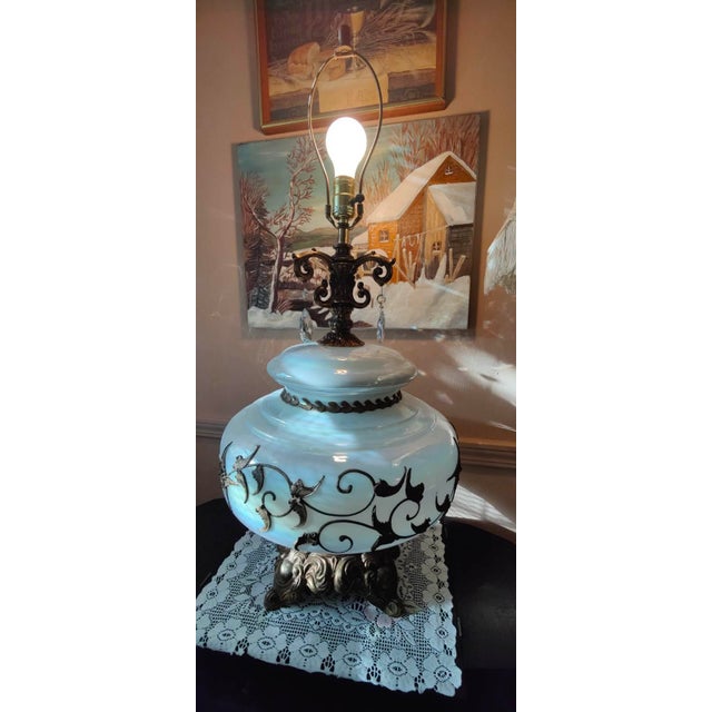 Carl Falkenstein Hollywood Regency Table Lamp For Sale - Image 15 of 17