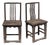 Set of Elm Shanxi Side Chairs For Sale