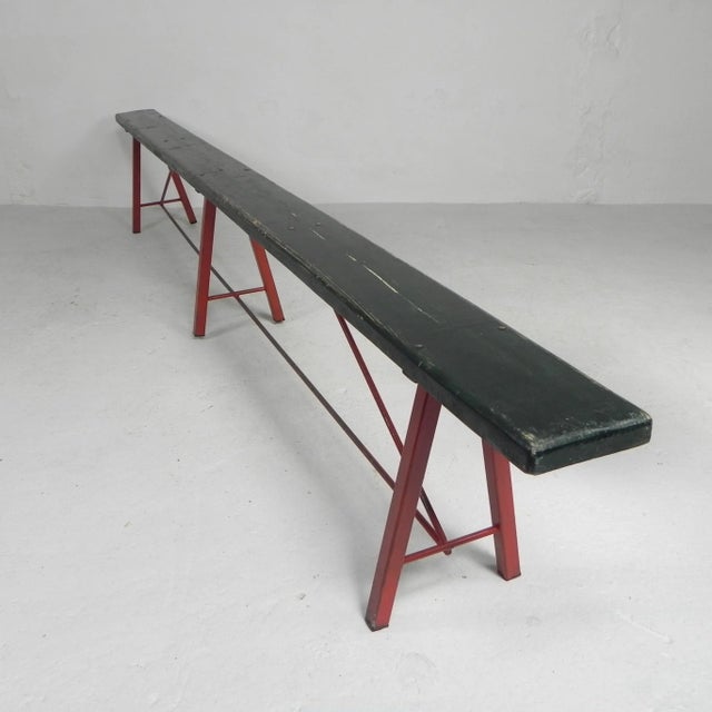 Vintage Industrial Bench, 1960s For Sale - Image 18 of 18