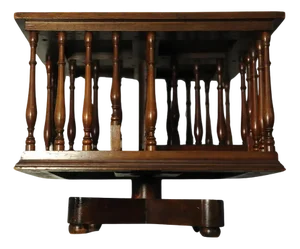 Victorian Handmade Revolving Bookcase