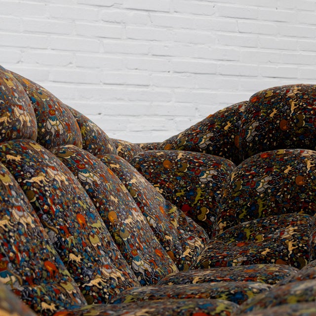 Modular Persian Sofa in Fabric, 1980s, Set of 3 For Sale - Image 6 of 15