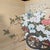 Japanese Japanese Showa Byobu Screen Divider "Flower Cart" Four Panel Japan 71"l For Sale - Image 3 of 10