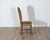 Mid 20th Century Set of Six Pegged Oak Mutton-Leg Dining Chairs with Striped Upholstery For Sale In Atlanta - Image 6 of 9