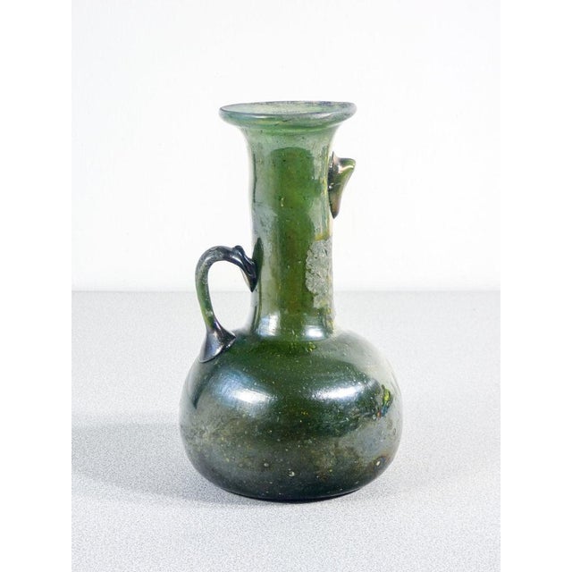 Blown Glass Vase with Scavo in the the style of Seguso For Sale - Image 3 of 9