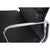 EA208 Chair in Black Leather by Charles Eames, 2000s For Sale - Image 6 of 17