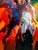 Textile 1970s Vintage Javier Cabada Monumental Painting For Sale - Image 7 of 10
