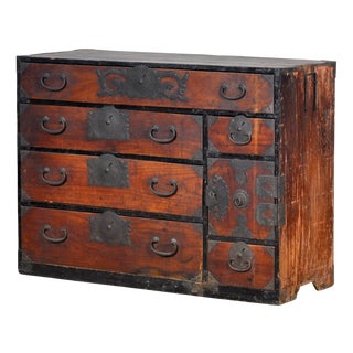Japanese Tansu Chest of Drawers, 1890s For Sale